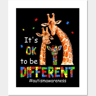 Autism Awareness Teacher Its Ok To Be Different Posters and Art